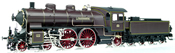 German Steam Locomotive P4 of the Royal Bavarian State Railway
